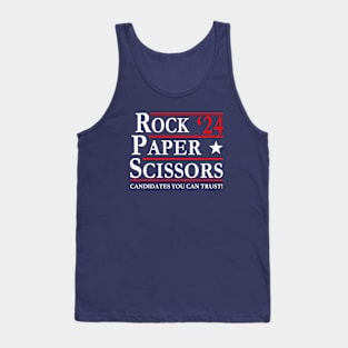 Rock Paper Scissors Best Candidates 2024 Tank Top